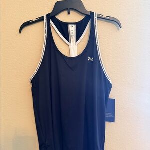 Under Armour Black and White Tank Top